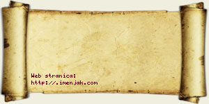 Kuzman Trnjaković vizit kartica